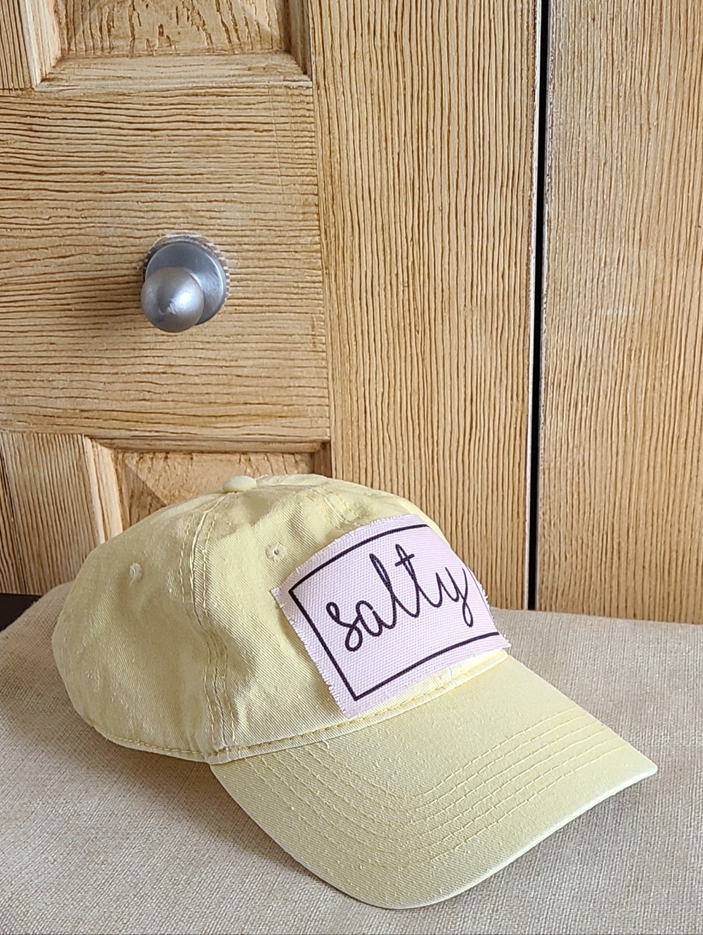 Salty Patch Yellow Women's Baseball Cap